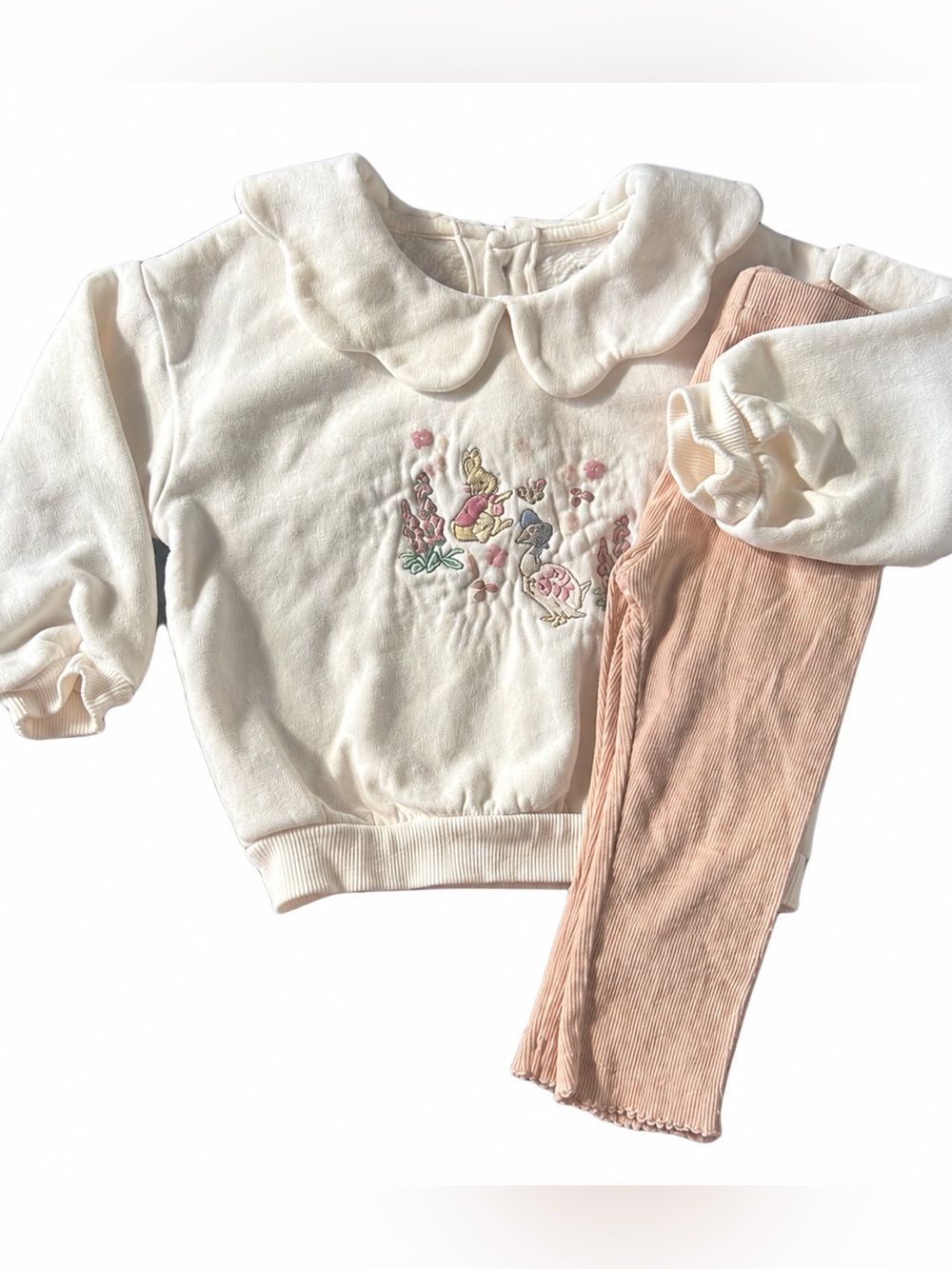 Peter Rabbit Beatrix Potter 9-12M Sweatshirt M&S Leggings Outfit Set